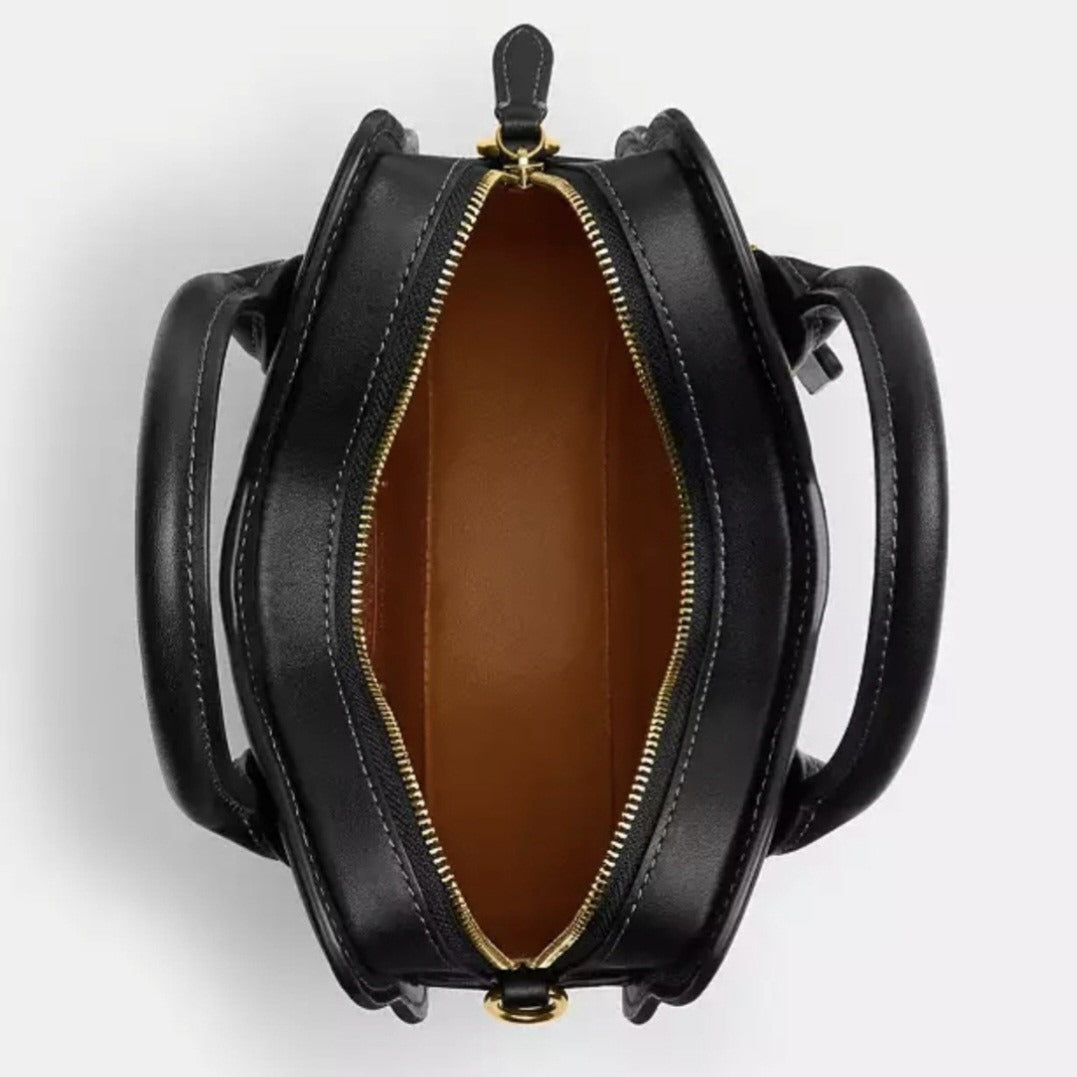 Black Leather Handbag