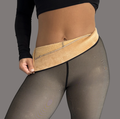 Warm Fleece-Lined Winter Leggings