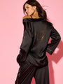VS Iconic Backstage Satin Pajama Set