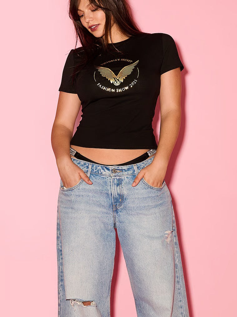 VS Iconic Stretch Cotton Fitted Tee