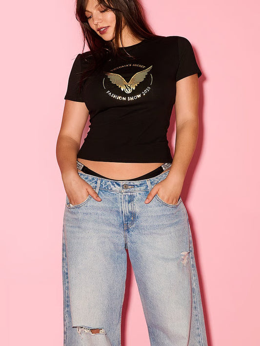 VS Iconic Stretch Cotton Fitted Tee