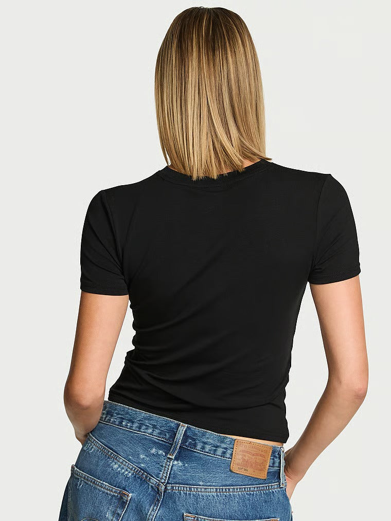 VS Iconic Stretch Cotton Fitted Tee