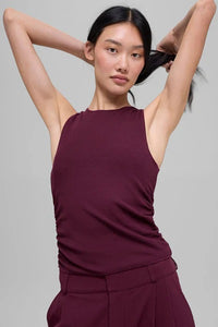 Ribbed En Pointe Tank