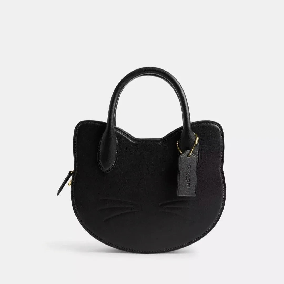 Black Leather Handbag