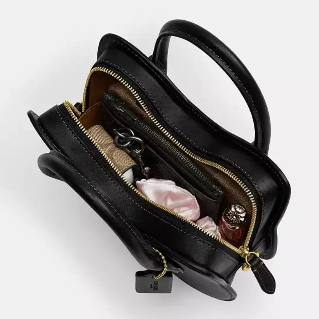 Black Leather Handbag